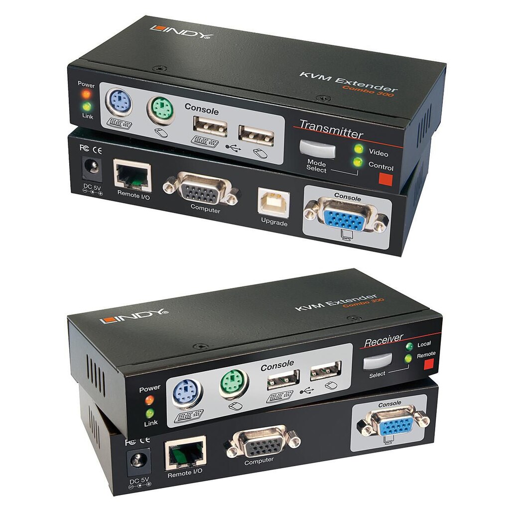 LINDY KVM IP Access Switch – DVI-I E USB – Controllo Remoto Via Browser
