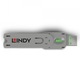 Lindy USB A port blokkoló (kulcs nélkül) Zöld