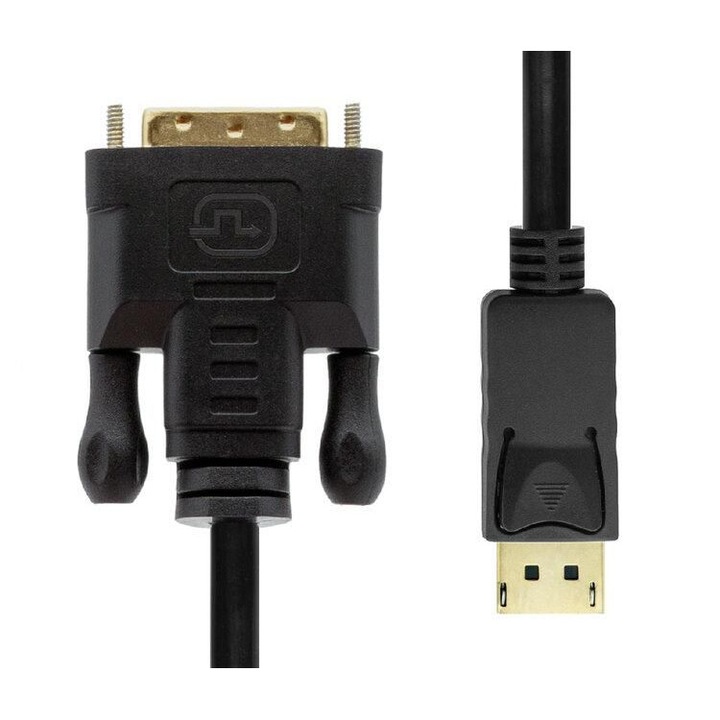Cablu ProXtend Displayport 1.2 la DVI-D 24+1 Negru