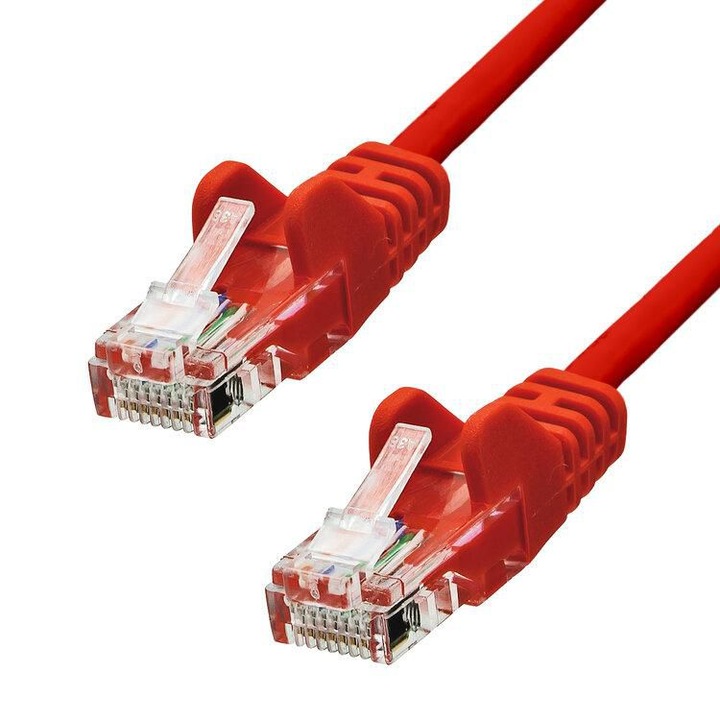 Cablu internet, ProXtend, CAT5e, U/UTP, Rosu