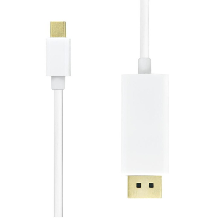 Cablu, ProXtend, USB-C/DisplayPort, Alb