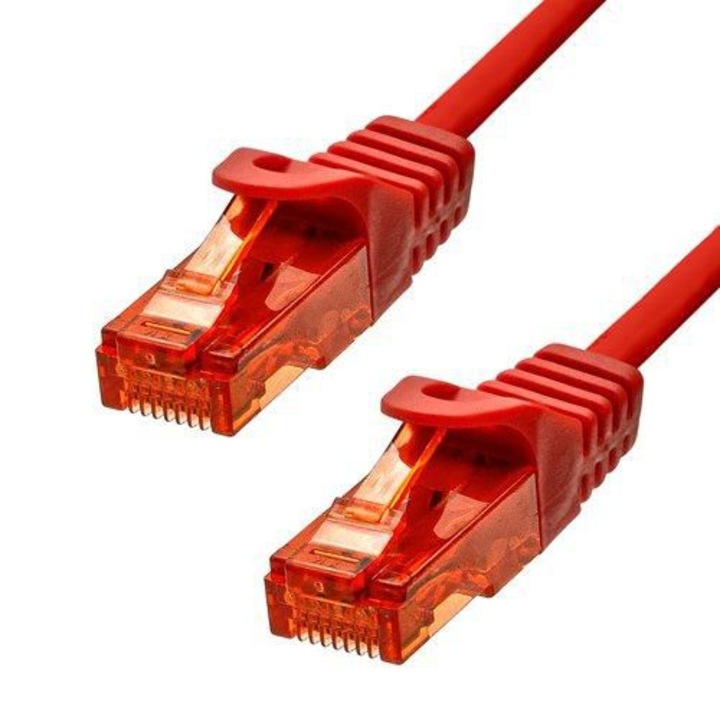 Мрежов кабел, ProXtend CAT6 U/UTP CU LSZH Ethernet, червен, 213081697