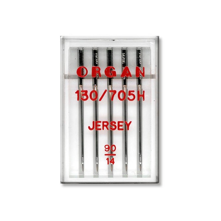 5 db-os tűkészlet Organ Jersey kötéshez, 90-es tűfinomsággal, 130/705 H tűrendszerrel