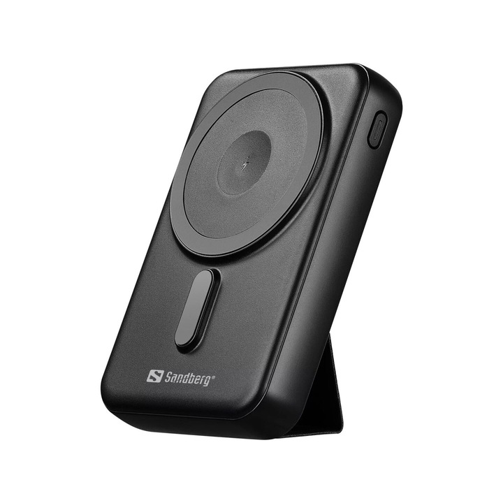 Sandberg Mag Wireless 10000mAh PowerBank Black, 221261, Powerbank