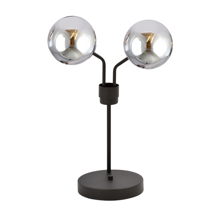 Lampa de birou NOVA, 2 puncte, metal, neagra, 1140/LN2