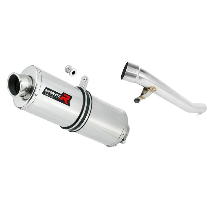 Изпускателен барабан, Dominator, Неръждаема стомана, Suzuki GSF 1200N BANDIT, Silver/ Black