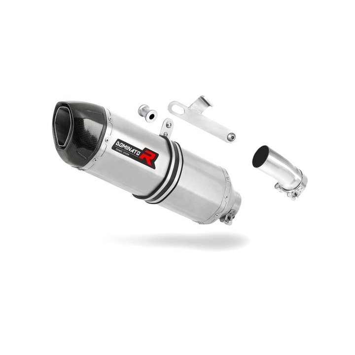 Изпускателен барабан, Dominator, Неръждаема стомана, Suzuki 400 BANDIT, Silver/Black