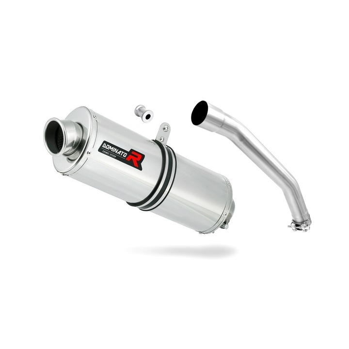 Заглушител, Dominator, неръждаема стомана, Triumph Tiger 900 T709, сребрист/черен