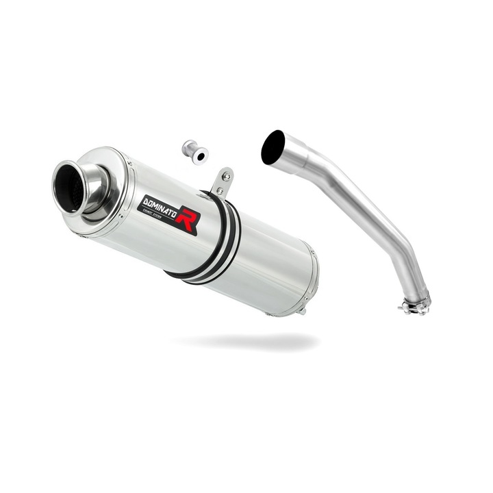 Заглушител, Dominator, неръждаема стомана, Triumph Tiger 900 T709, сребрист/черен