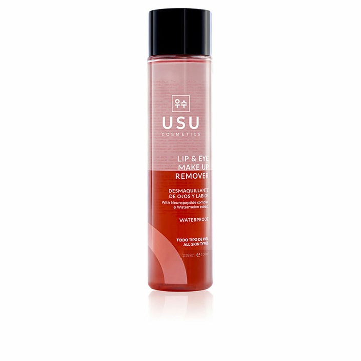 USU Cosmetics kétfázisú arctisztító, 100 ml, szemre és ajakra