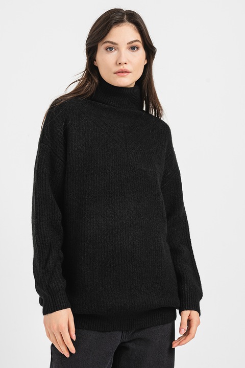 QS, Bő fazonú garbó, Fekete, L