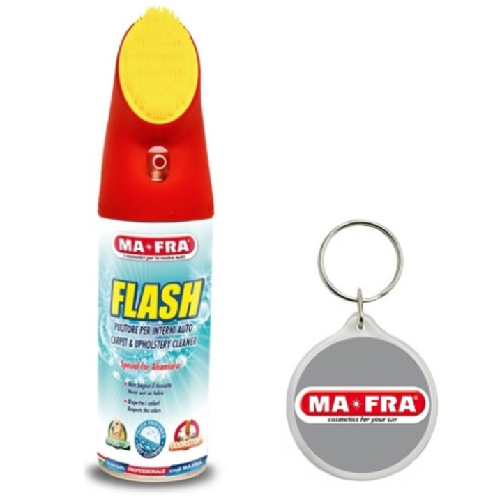 Set Spray Curatat Tapiserie Textila Flash 400Ml cu Breloc Ma-Fra