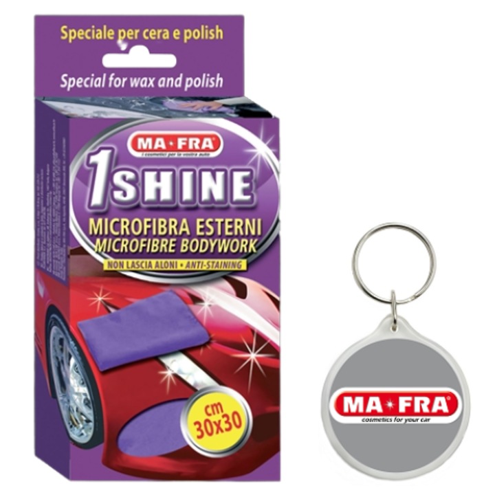 Set Laveta Mov Microfibra Pentru Exterior cu Breloc Ma-Fra