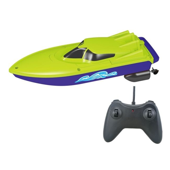 Barca de viteza cu Telecomanda Jacqueline Verde Mov 27MHZ