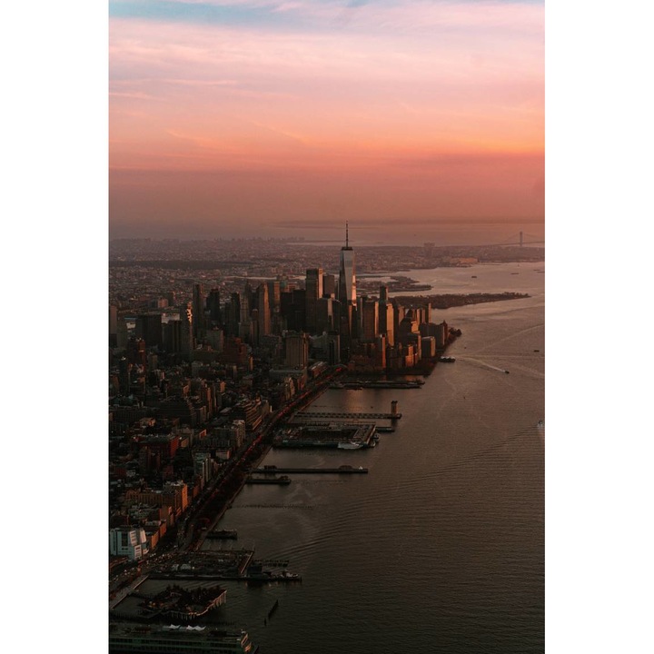 Картина на платно - New York Sunset, 30 x 20 cm