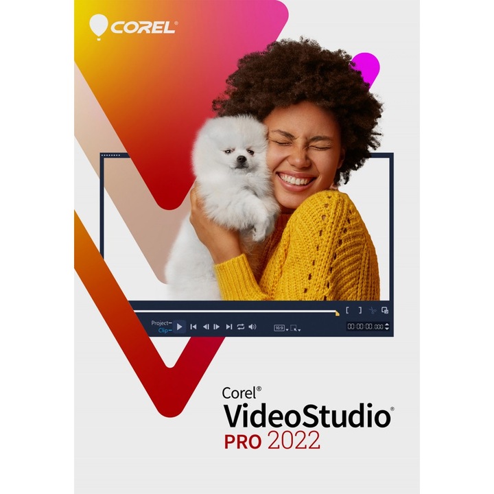 Corel VideoStudio Pro 2022, Windows, 1 PC, activare permanenta
