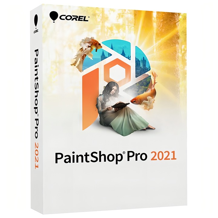 Corel PaintShop Pro 2021, Windows, 1 PC, activare permanenta