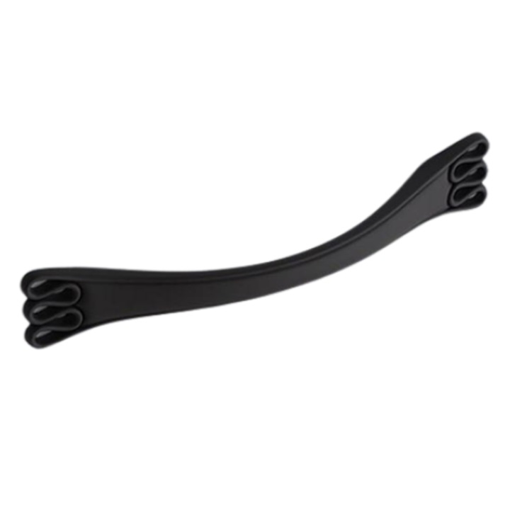 Maner pentru mobila Jade, finisaj negru mat CB, 128 mm