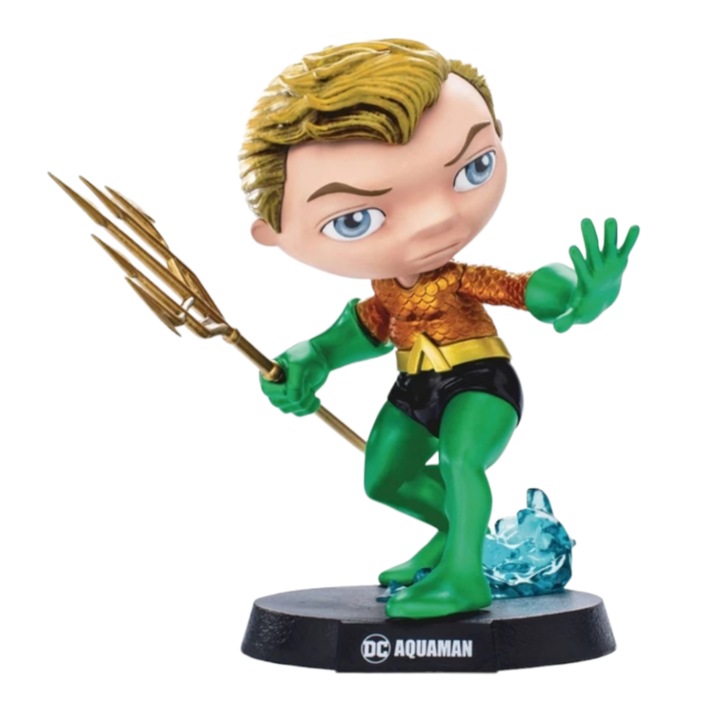 Figurina de colectie, MiniCo, Iron Studios, DC Heroes Seria 1, Aquaman, 12 cm