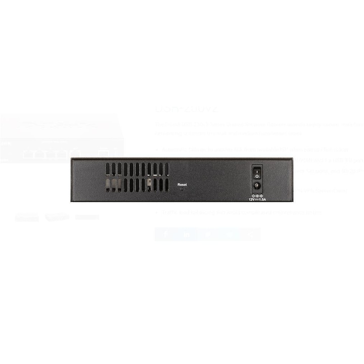 VPN Router D-Link DSR-250v2 5 Gigabit port