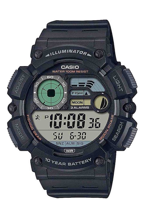 Casio, Цифров часовник, Черен