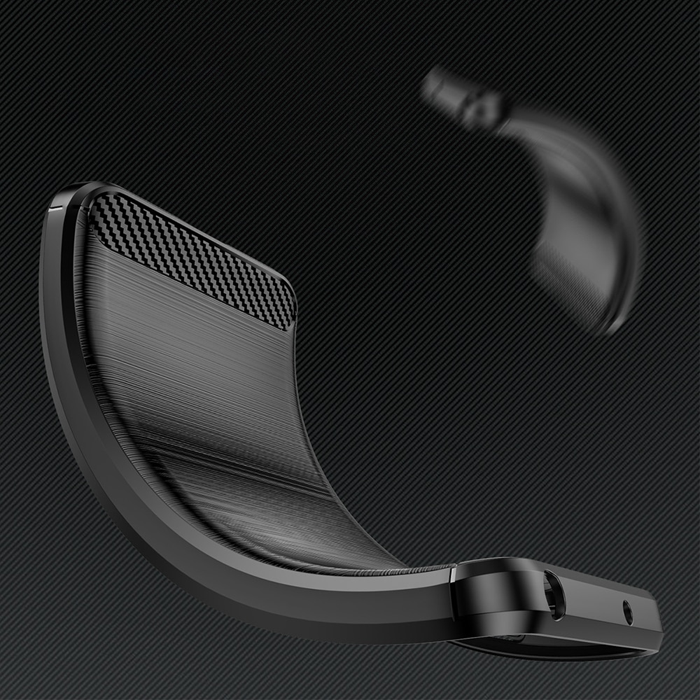 Husa Motorola Edge 40 Pro - Techsuit Carbon Silicon - Negru