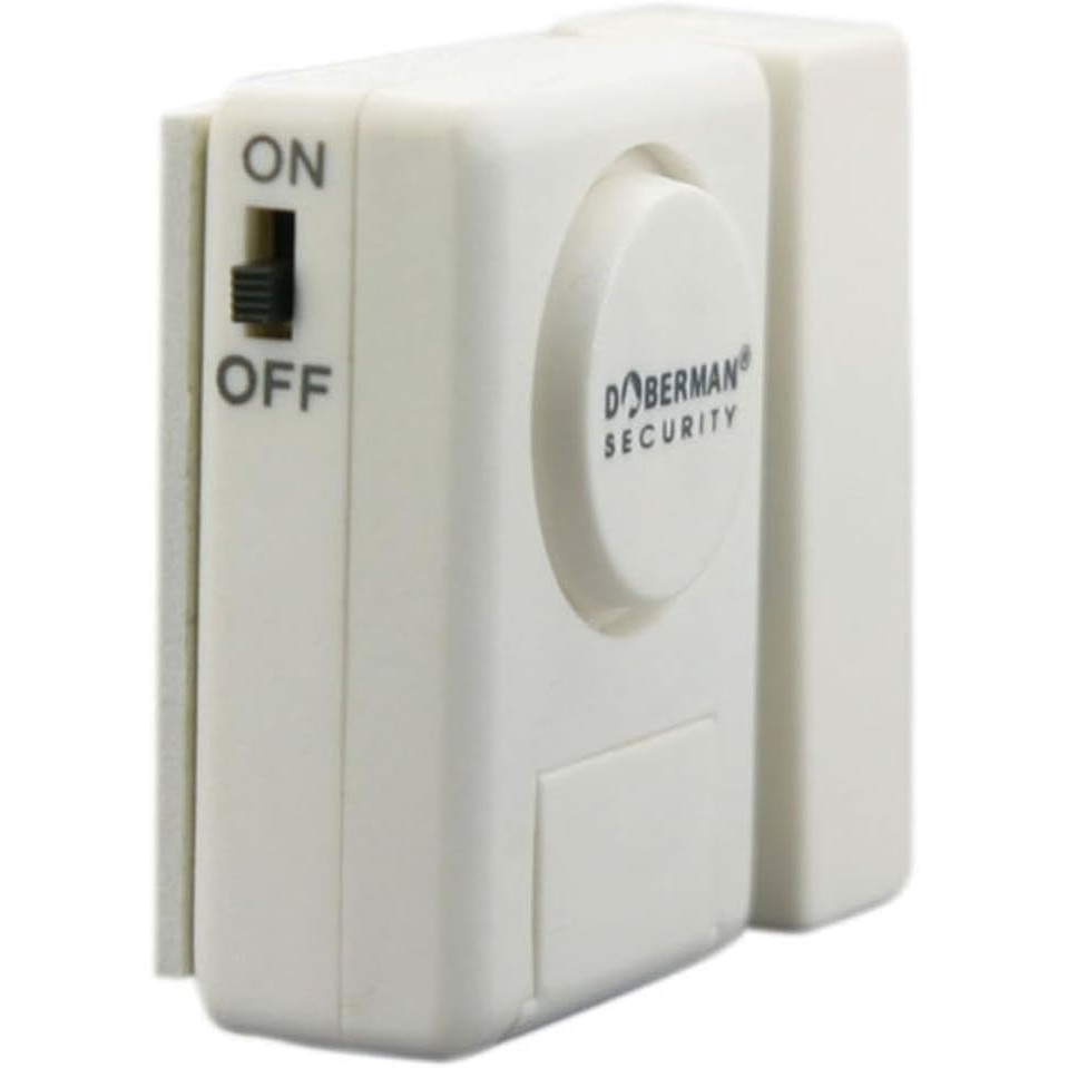 Set de 4 alarme pentru usi/ferestre, Doberman Security, Alb eMAG.ro