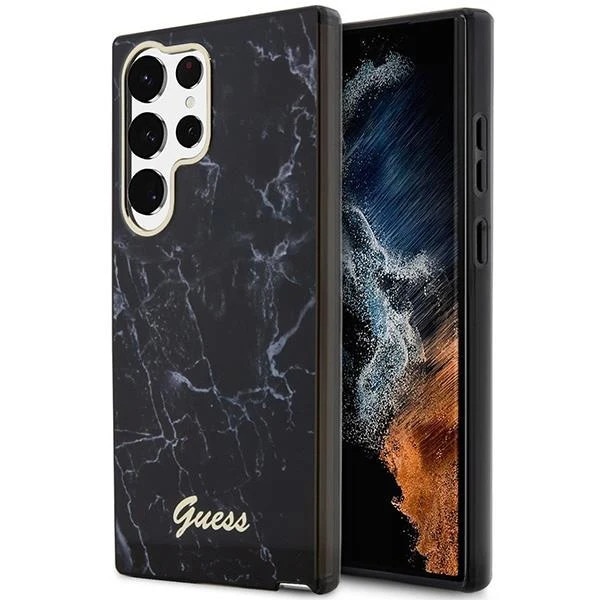 Husa Guess marble compatibila cu Samsung Galaxy S23 Ultra