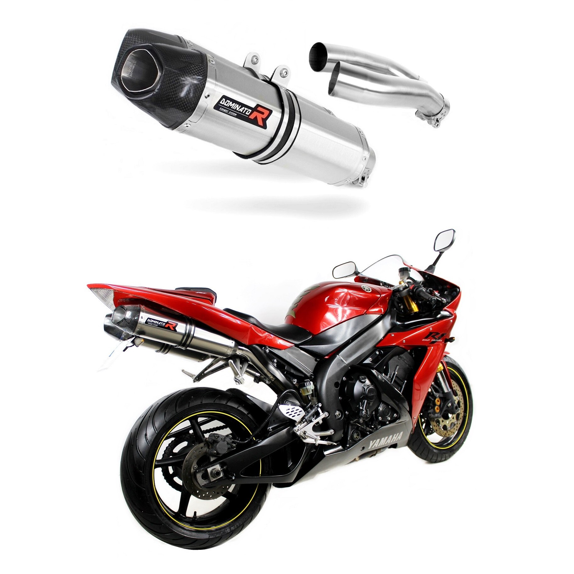 Échappement Gauche D'occasion Pour Yamaha YZF-R1 1000 RN12 - Fonctionnel, Marques D'usure