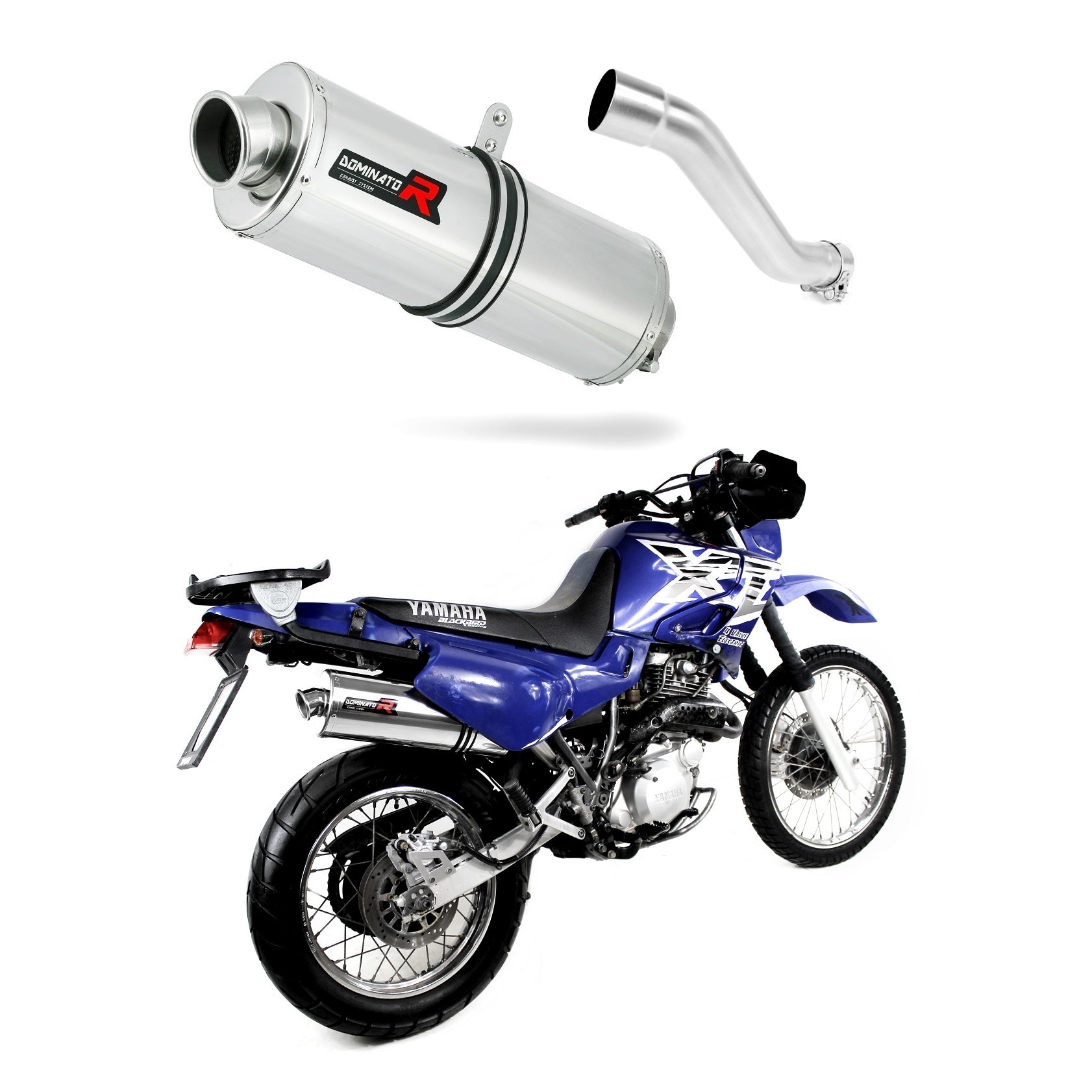 Manubrio Accossato In Alluminio Per Yamaha XT 600, Piega Alta, Diametro 22 Mm, Prodotto In Italia