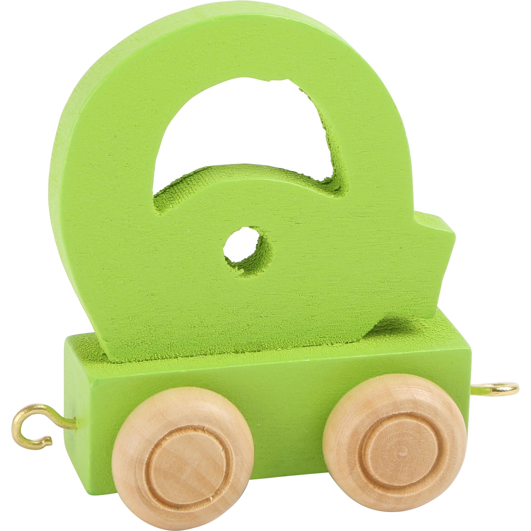 Litere trenulet lemn multicolor - litera Q