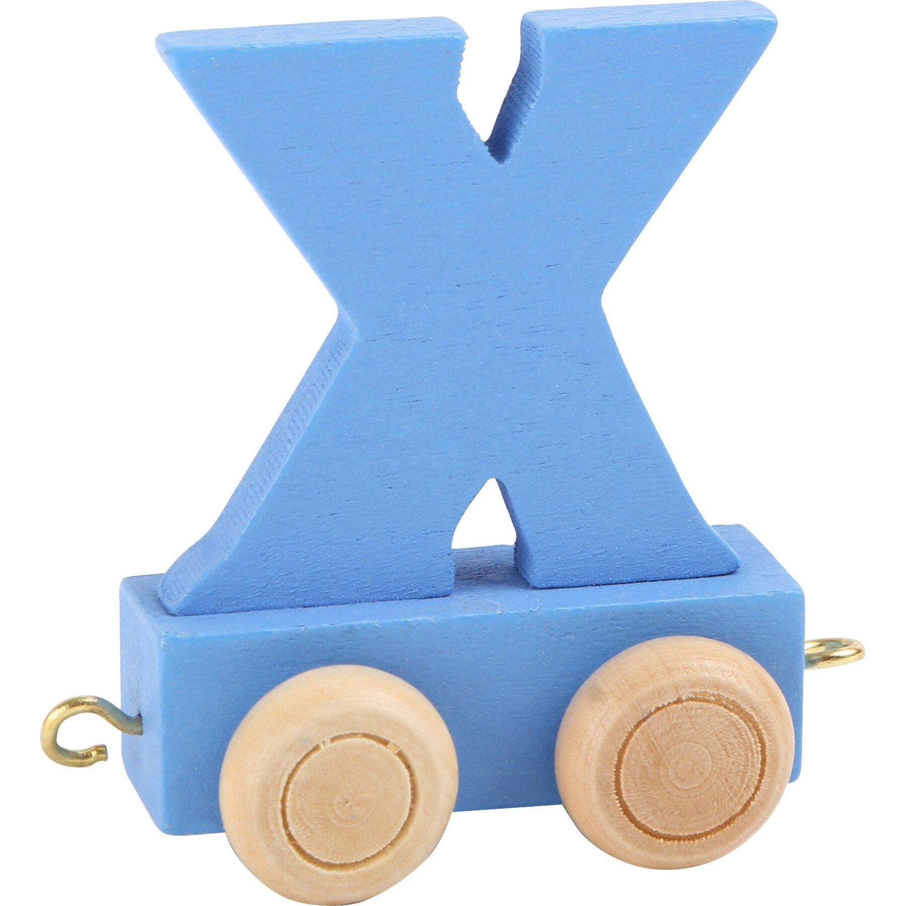 Litere trenulet lemn multicolor - litera X