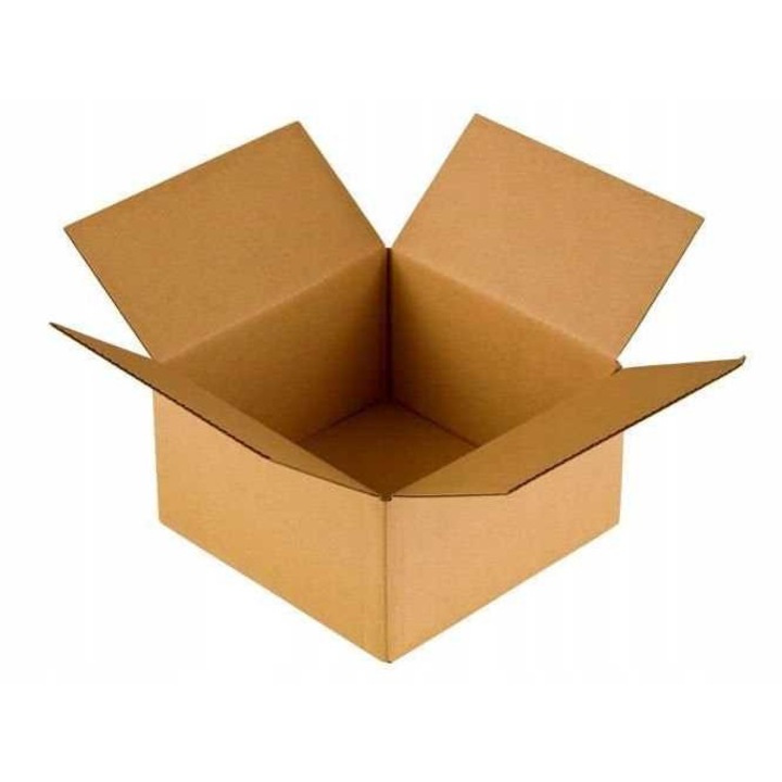 Опаковъчна кутия, Grembox, Картон, 550 x 550 x 200 mm, 410 g/m2, Кафяв