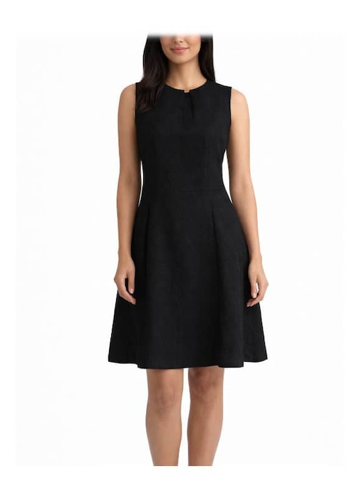 Rochie Hai Fashion R040, Negru, XL-2XL