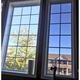 Folie reflexiva pentru geamuri interioare, Albastra, cu efect de oglinda, protectie solara UV, 60 x 300 cm, BZRSH