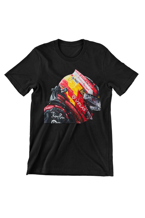 Tricou Femei, Prestige-Boutique, Formula 1, Ferrari painted, Negru