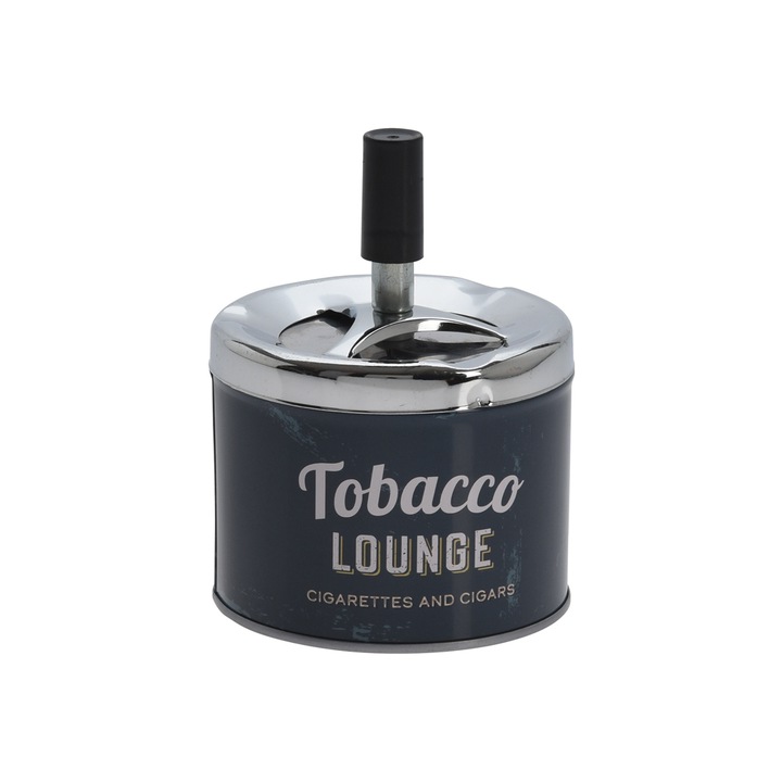 Vintage gombos Tobbaco Lounge hamutartó, 9 x 12 cm