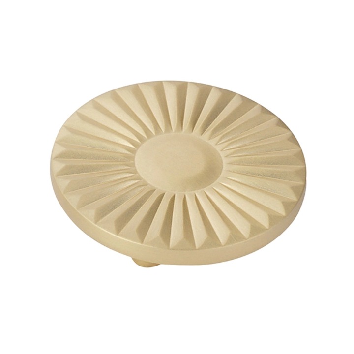 Buton pentru mobila Alper, finisaj alama satin CB, 16 mm