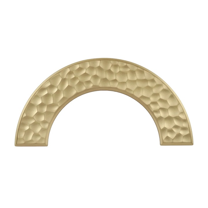 Maner pentru mobila Melis, finisaj alama satin CB, 128 mm