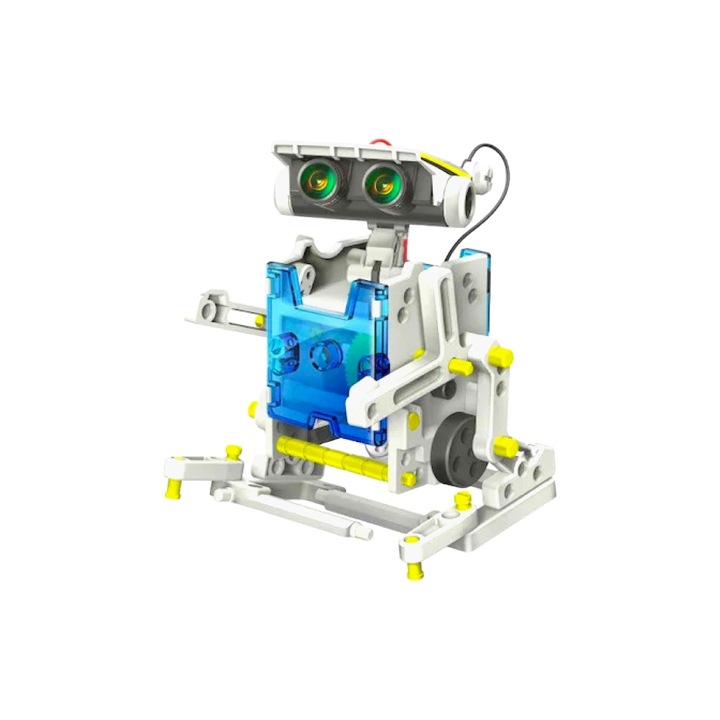 Kit constructie roboti 14 in 1, cu energie solara, set educational si distractiv, pentru fete si baieti de la 8 ani