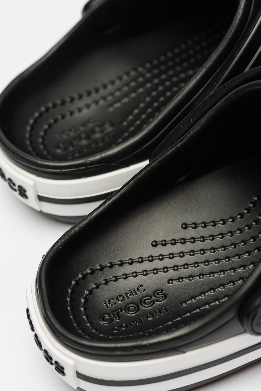 Crocs, Saboti slingback cu model uni, Negru, 29-30 EU - eMAG.ro