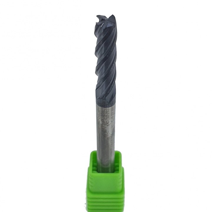 Freza fi 6.0mm. Din carbura acoperire AlTiN, 4 taisuri - 13616