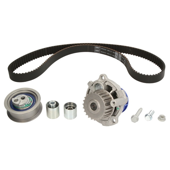 Комплект синхронизация/водна помпа, SKF, съвместим със Seat VKMC01222-1