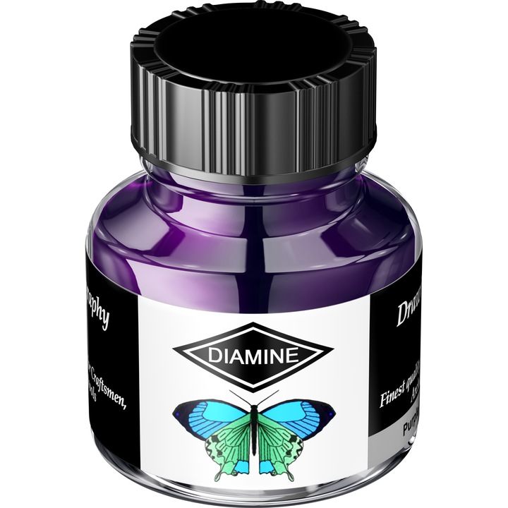 Calimara cerneala caligrafica 30ml Diamine Calligraphy Purple
