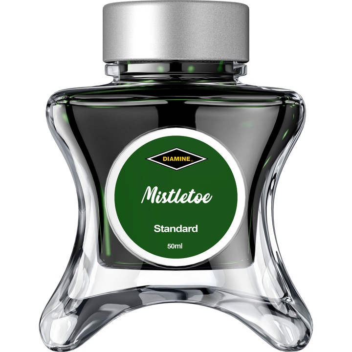 Calimara cerneala 50 ml Diamine Inkvent Blue Edition, Mistletoe