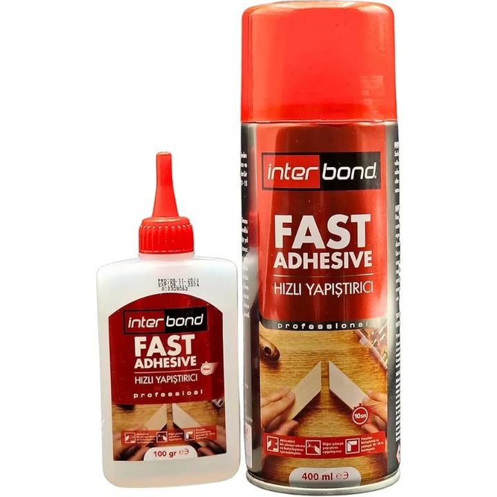 Adeziv cu activator Interbond cianoacrilat 100g+400ml