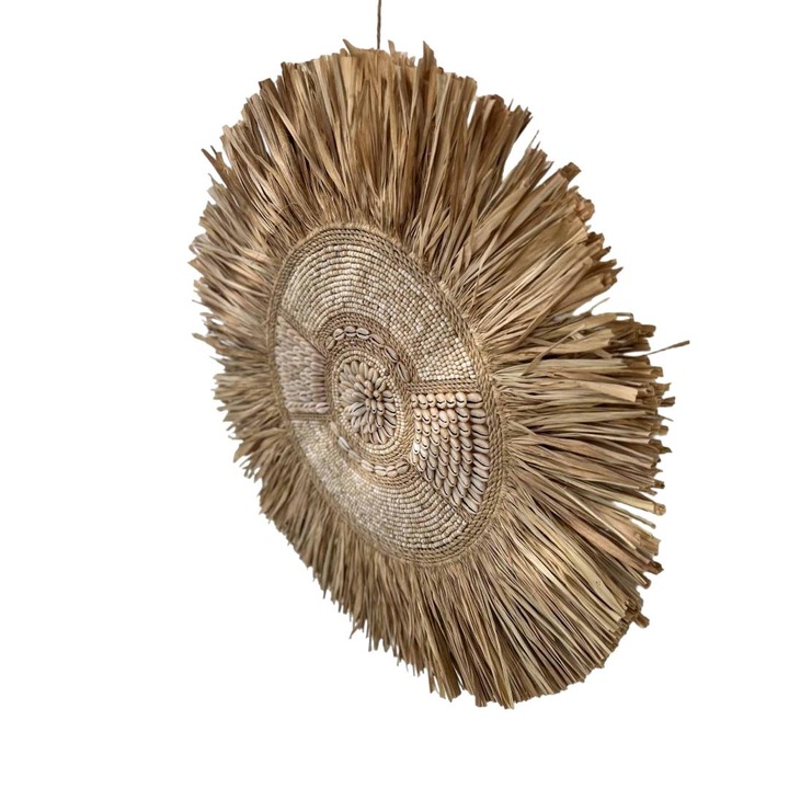 Decor Boho, Bali bali, Bumbac, Natural, 50cm