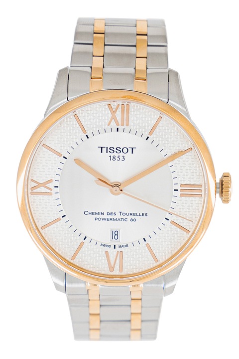 Tissot, Автоматичен часовник от неръждаема стомана, Rose Gold, Сребрист