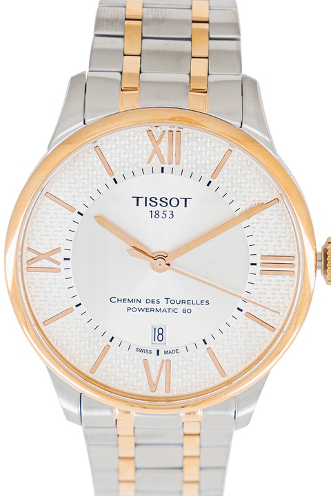 Tissot, Автоматичен часовник от неръждаема стомана, Rose Gold, Сребрист