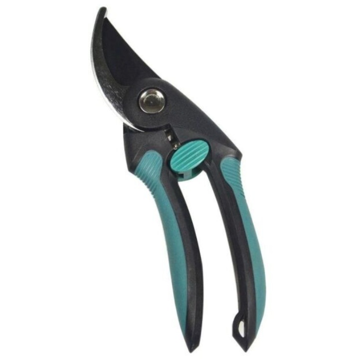 Növényvágó olló, GreenMill, acél, zöld/fekete